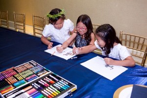 wedding kids activity table