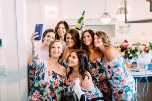 bridesmaid selfie