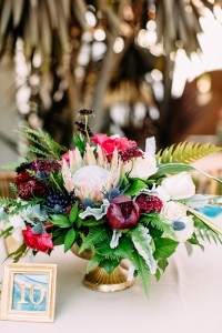 tropical wedding flowers