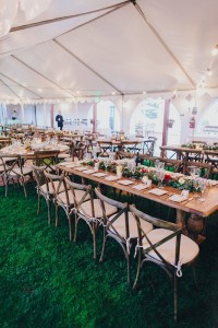 tented outdoor wedding