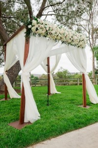 wedding ceremony arbor