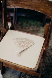 wedding ceremony fans