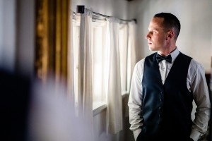 groom at wedding