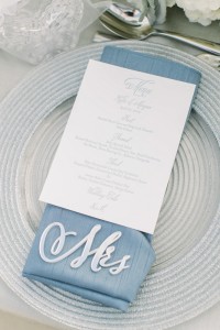 wedding place setting