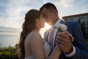 sunset wedding photos