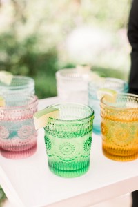 colorful glassware