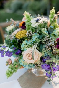 garden wedding centerpieces