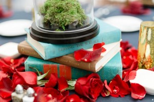 beauty and the beast wedding centerpiece