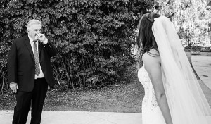 father daughter first look