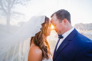 sunset wedding