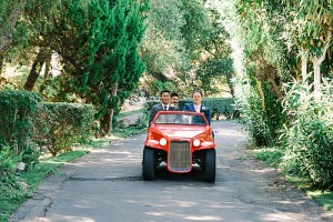 red roadster